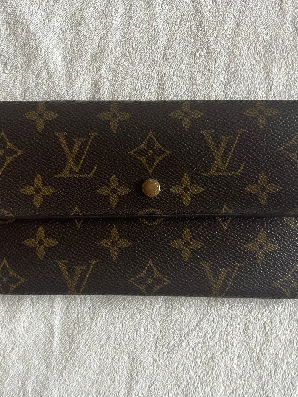 Louis Vuitton Monogram Continental Wallet - Dark Brown & Gold